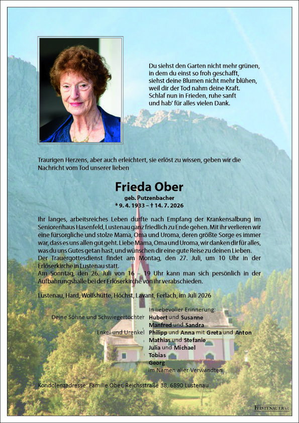 Frieda Ober